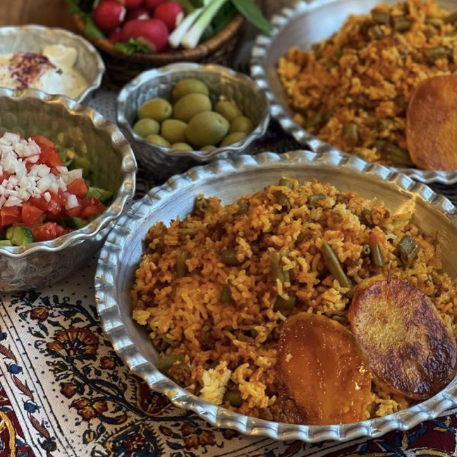 لوبیا پلو